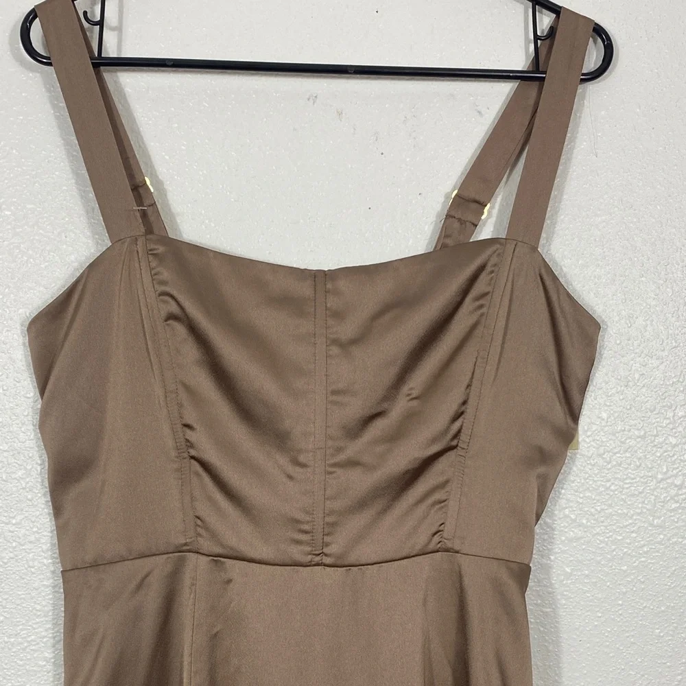 Show Me Your MuMu Tan Maxi Dress Size L - Picture 6 of 16